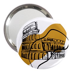 Colosseo Draw Silhouette 3  Handbag Mirrors by ConteMonfrey