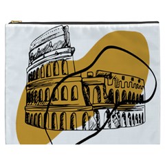 Colosseo Draw Silhouette Cosmetic Bag (xxxl) by ConteMonfrey