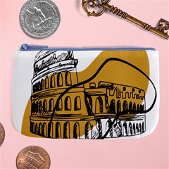 Colosseo Draw Silhouette Large Coin Purse by ConteMonfrey