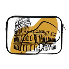 Colosseo Draw Silhouette Apple Macbook Pro 17  Zipper Case by ConteMonfrey