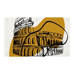 Colosseo Draw Silhouette Banner And Sign 5  X 3  by ConteMonfrey