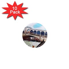 Lovely Gondola Ride - Venetian Bridge 1  Mini Magnet (10 Pack)  by ConteMonfrey