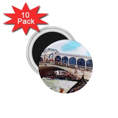 Lovely Gondola Ride - Venetian Bridge 1 75  Magnets (10 Pack)  by ConteMonfrey