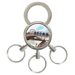 Lovely Gondola Ride - Venetian Bridge 3-ring Key Chain by ConteMonfrey