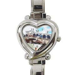 Lovely Gondola Ride - Venetian Bridge Heart Italian Charm Watch by ConteMonfrey