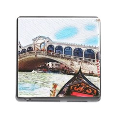 Lovely Gondola Ride - Venetian Bridge Memory Card Reader (square 5 Slot) by ConteMonfrey