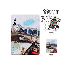 Lovely Gondola Ride - Venetian Bridge Playing Cards 54 Designs (mini) by ConteMonfrey