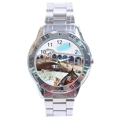 Lovely Gondola Ride - Venetian Bridge Stainless Steel Analogue Watch by ConteMonfrey