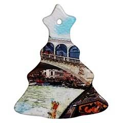 Lovely Gondola Ride - Venetian Bridge Ornament (christmas Tree)  by ConteMonfrey