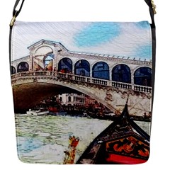 Lovely Gondola Ride - Venetian Bridge Flap Closure Messenger Bag (s) by ConteMonfrey