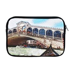 Lovely Gondola Ride - Venetian Bridge Apple Macbook Pro 17  Zipper Case by ConteMonfrey