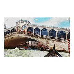 Lovely Gondola Ride - Venetian Bridge Banner And Sign 5  X 3  by ConteMonfrey