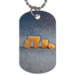 Pasta Is Art - Italian Food Dog Tag (One Side) Front