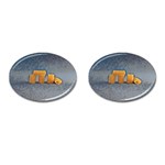 Pasta Is Art - Italian Food Cufflinks (Oval) Front(Pair)