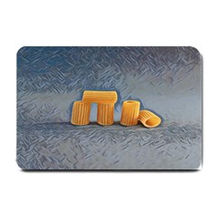 Pasta Is Art - Italian Food Small Doormat  by ConteMonfrey