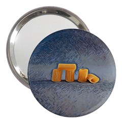 Pasta Is Art - Italian Food 3  Handbag Mirrors by ConteMonfrey