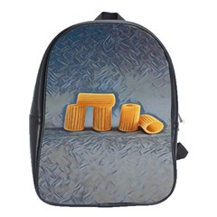 Pasta Is Art - Italian Food School Bag (xl) by ConteMonfrey