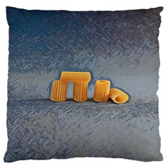 Pasta Is Art - Italian Food Standard Flano Cushion Case (one Side) by ConteMonfrey