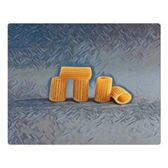 Pasta Is Art - Italian Food Double Sided Flano Blanket (large)  by ConteMonfrey