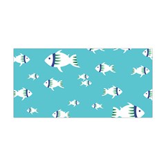 Blue Fish Pattern Yoga Headband by danenraven