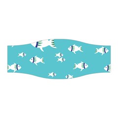 Blue Fish Pattern Stretchable Headband by danenraven