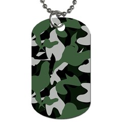 Illustration Camouflage Camo Army Soldier Abstract Pattern Dog Tag (two Sides) by danenraven