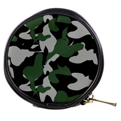 Illustration Camouflage Camo Army Soldier Abstract Pattern Mini Makeup Bag by danenraven