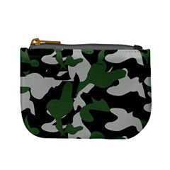 Illustration Camouflage Camo Army Soldier Abstract Pattern Mini Coin Purse by danenraven