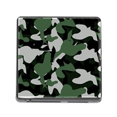 Illustration Camouflage Camo Army Soldier Abstract Pattern Memory Card Reader (square 5 Slot) by danenraven