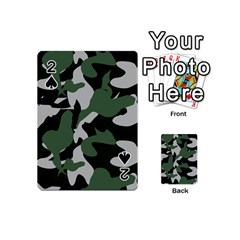 Illustration Camouflage Camo Army Soldier Abstract Pattern Playing Cards 54 Designs (mini) by danenraven