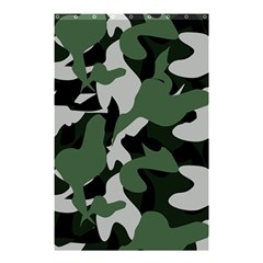 Illustration Camouflage Camo Army Soldier Abstract Pattern Shower Curtain 48  X 72  (small)  by danenraven