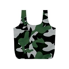 Illustration Camouflage Camo Army Soldier Abstract Pattern Full Print Recycle Bag (s) by danenraven