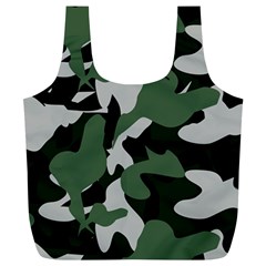 Illustration Camouflage Camo Army Soldier Abstract Pattern Full Print Recycle Bag (xl) by danenraven