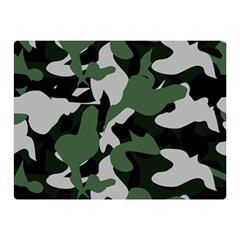 Illustration Camouflage Camo Army Soldier Abstract Pattern Double Sided Flano Blanket (mini)  by danenraven