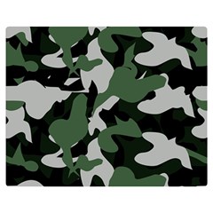 Illustration Camouflage Camo Army Soldier Abstract Pattern Double Sided Flano Blanket (medium)  by danenraven