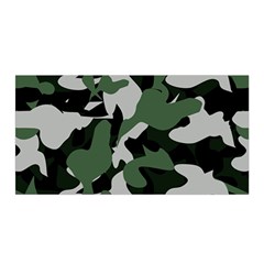 Illustration Camouflage Camo Army Soldier Abstract Pattern Satin Wrap 35  X 70  by danenraven