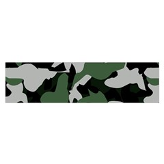 Illustration Camouflage Camo Army Soldier Abstract Pattern Oblong Satin Scarf (16  X 60 ) by danenraven