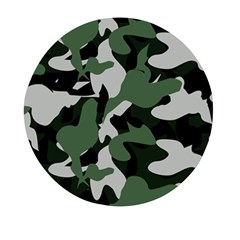 Illustration Camouflage Camo Army Soldier Abstract Pattern Mini Round Pill Box (pack Of 3) by danenraven