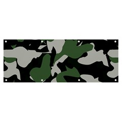 Illustration Camouflage Camo Army Soldier Abstract Pattern Banner And Sign 8  X 3  by danenraven