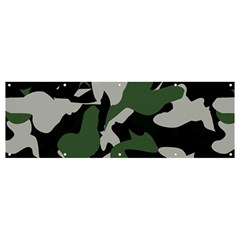 Illustration Camouflage Camo Army Soldier Abstract Pattern Banner And Sign 12  X 4  by danenraven