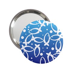 Blue Fish Water Aquarium 2 25  Handbag Mirrors by danenraven