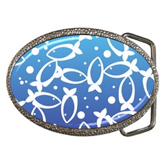 Blue Fish Water Aquarium Belt Buckles by danenraven