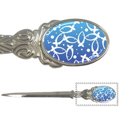 Blue Fish Water Aquarium Letter Opener by danenraven