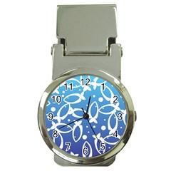 Blue Fish Water Aquarium Money Clip Watches by danenraven