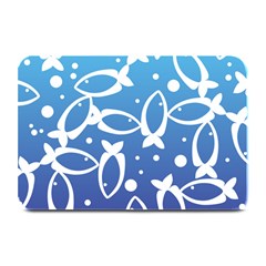 Blue Fish Water Aquarium Plate Mats by danenraven