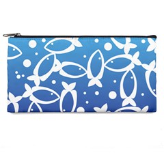 Blue Fish Water Aquarium Pencil Case by danenraven