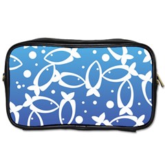 Blue Fish Water Aquarium Toiletries Bag (one Side) by danenraven