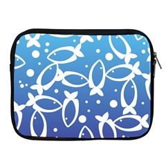 Blue Fish Water Aquarium Apple Ipad 2/3/4 Zipper Cases by danenraven