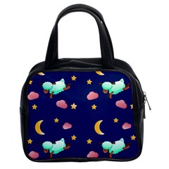 Sleepy Sheep Star And Moon Classic Handbag (two Sides) by danenraven