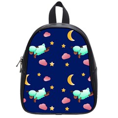 Sleepy Sheep Star And Moon School Bag (small) by danenraven